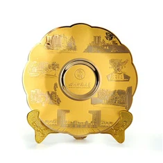 3D lahja matkamuisto metallilevy