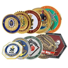 Ilmainen näyte emalikaiverrettu haastekolikko